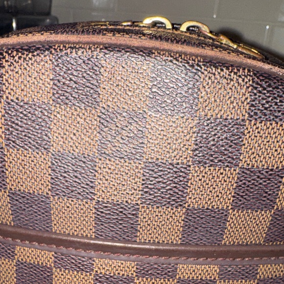 EUC Louis Vuitton Damier Ebene Canvas Ipanema PM Crossbody Bag - Picture 4 of 15